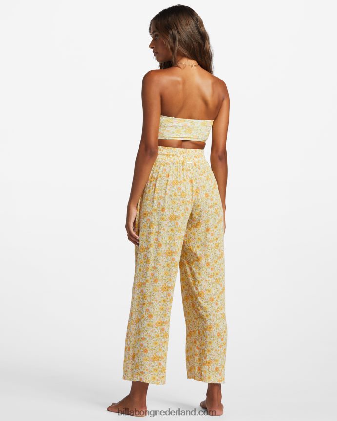 Billabong vrouwen zonnestralen gekreukte broekmulti 4D20H1837