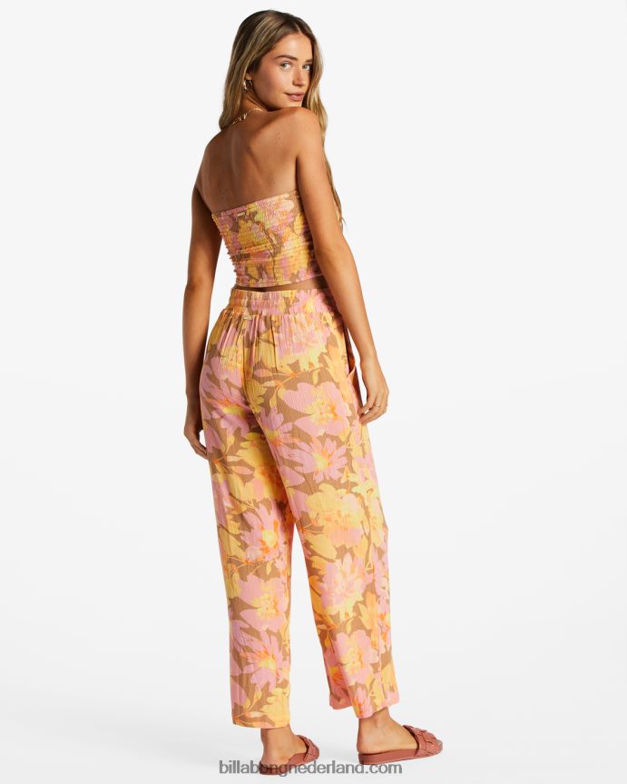Billabong vrouwen zonnestralen gekreukte broekmulti 4D20H2024
