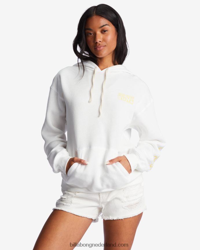Billabong vrouwen broodjes de hele dag hoodiezout kristal 4D20H2169
