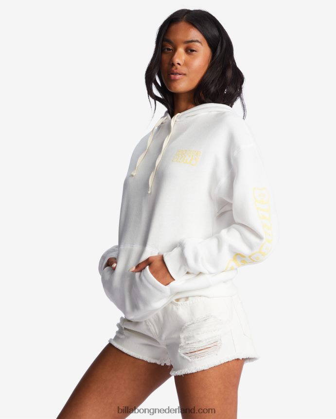 Billabong vrouwen broodjes de hele dag hoodiezout kristal 4D20H2169