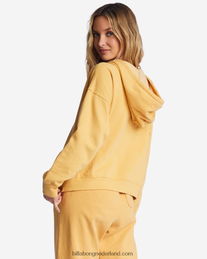 Billabong vrouwen voor altijd zaterdag hoodiegouden Kust 4D20H2185