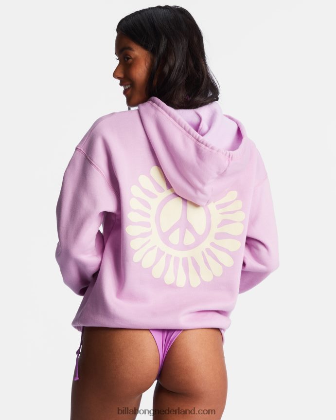 Billabong vrouwen vrede uit hoodielila droom 4D20H2157