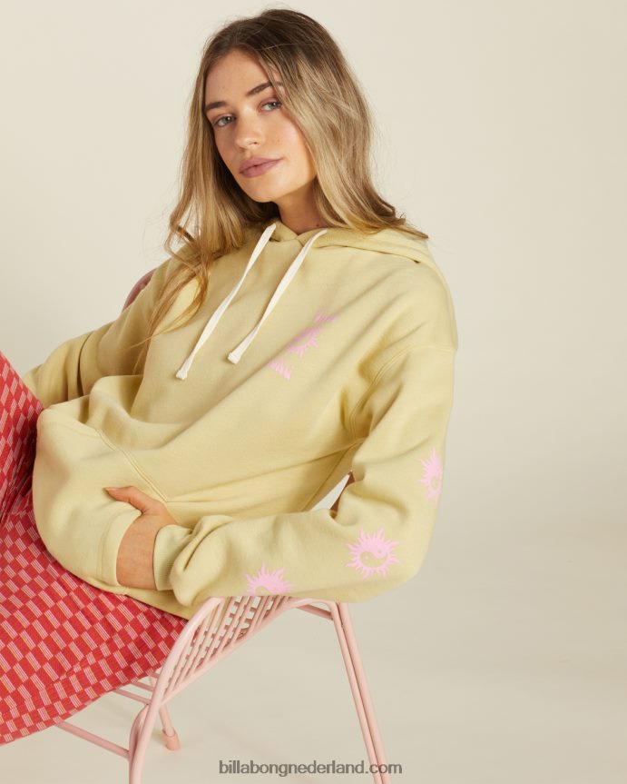 Billabong vrouwen zoals hierboven zo hieronder grafische hoodievervaagde cactus 4D20H2222