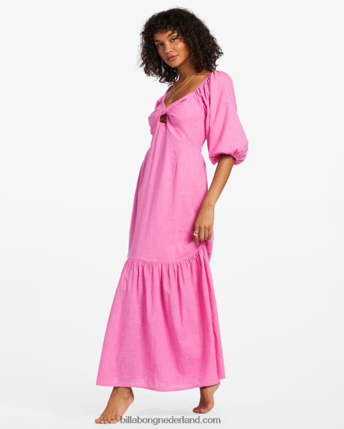 Billabong vrouwen Paradise Cove maxi-jurkflirterige fuchsia 4D20H1763