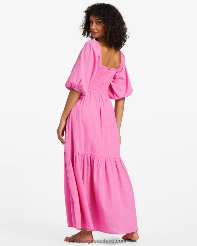 Billabong vrouwen Paradise Cove maxi-jurkflirterige fuchsia 4D20H1763