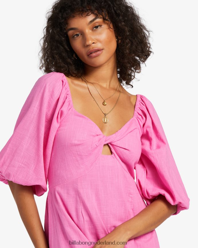 Billabong vrouwen Paradise Cove maxi-jurkflirterige fuchsia 4D20H1763