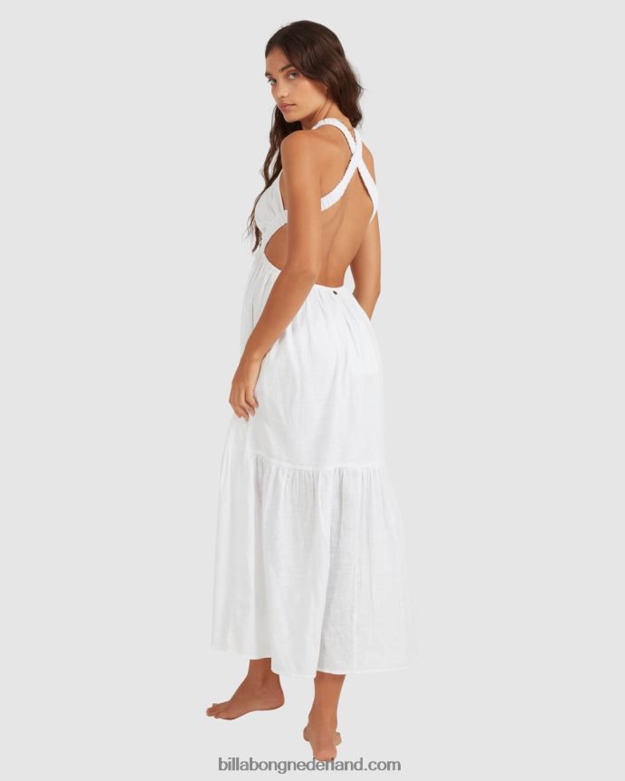 Billabong vrouwen Shore ding maxi-jurkwit 4D20H1740