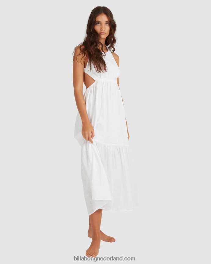 Billabong vrouwen Shore ding maxi-jurkwit 4D20H1740