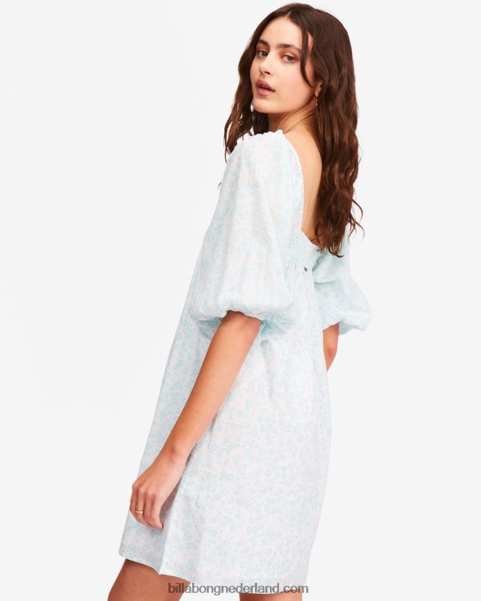 Billabong vrouwen babydolljurk met bloemenveldenregen druppel 4D20H2313