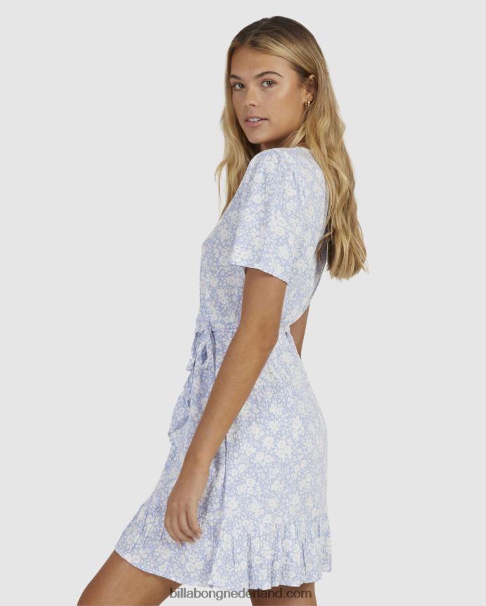 Billabong vrouwen blauwe bell bella wikkeljurkblauw 4D20H2011