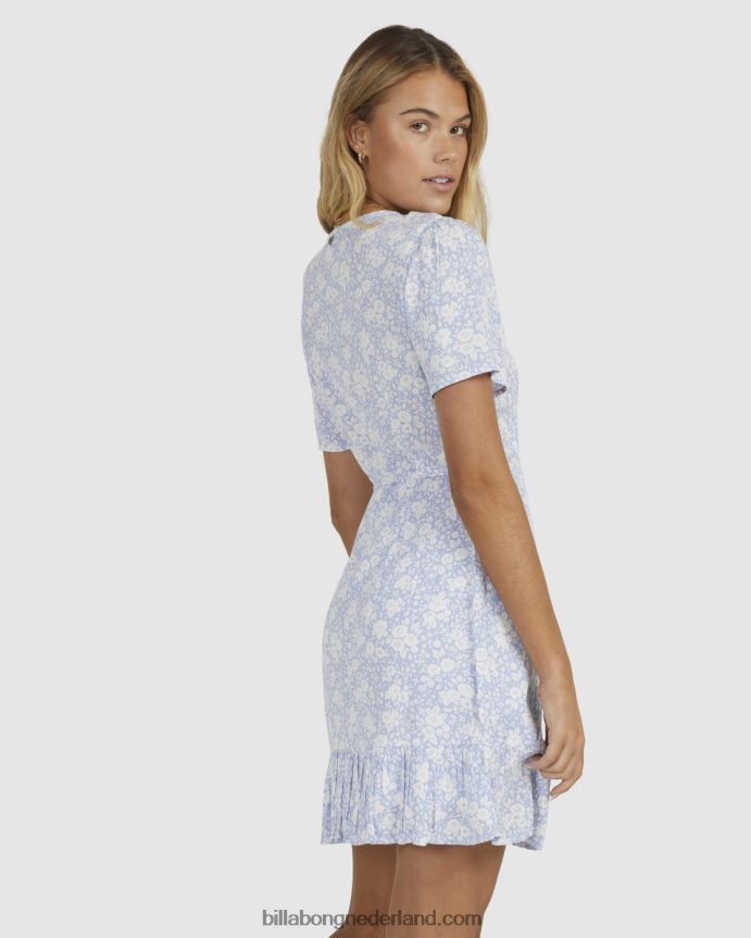 Billabong vrouwen blauwe bell bella wikkeljurkblauw 4D20H2011