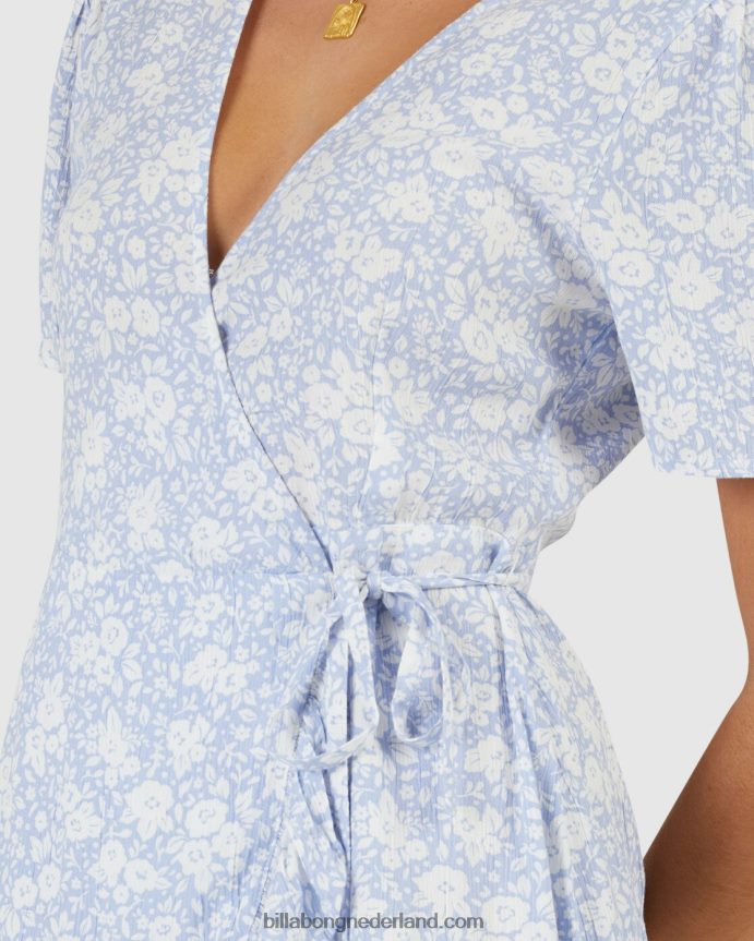 Billabong vrouwen blauwe bell bella wikkeljurkblauw 4D20H2011