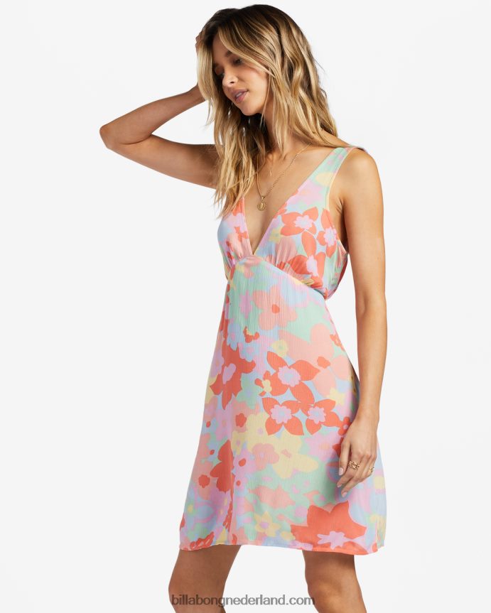 Billabong vrouwen feel the love mini-jurkperzik taart 4D20H1853