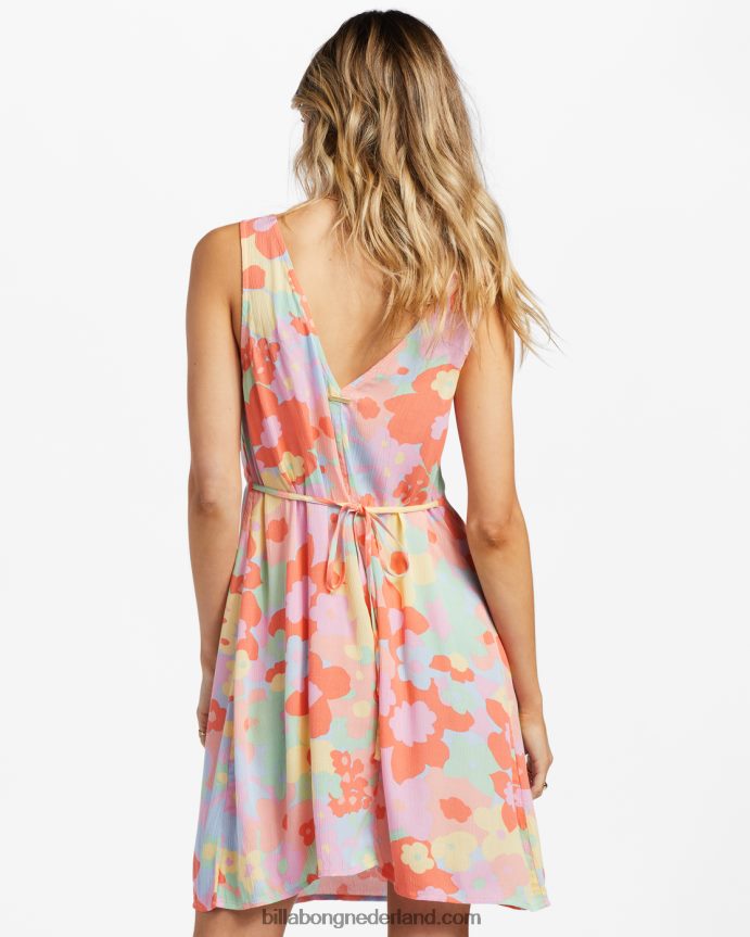 Billabong vrouwen feel the love mini-jurkperzik taart 4D20H1853