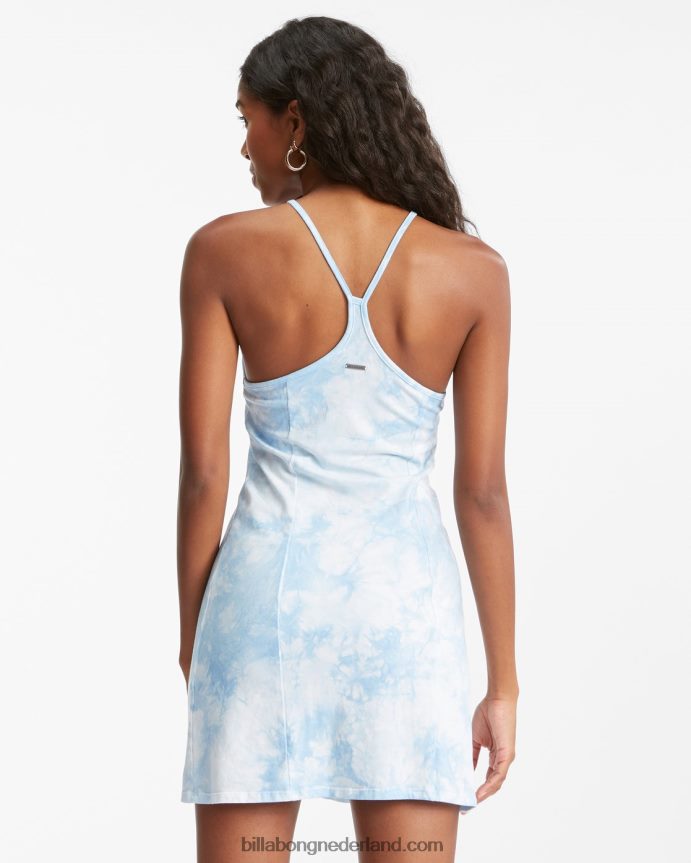 Billabong vrouwen go easy mini bodycon-jurkochtend hemel 4D20H2291