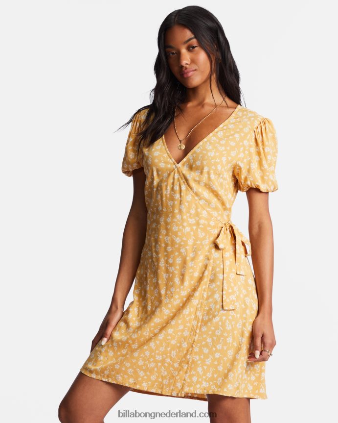Billabong vrouwen hot tropics mini-wikkeljurkgoudje 4D20H2145