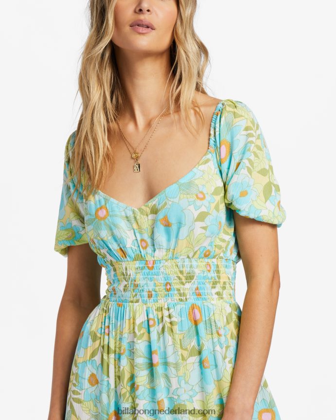 Billabong vrouwen iets moois mini jurkjeoceaan ogen 4D20H1806