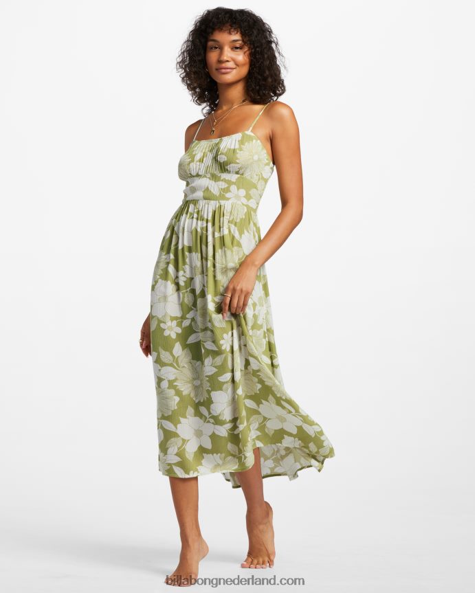 Billabong vrouwen je babe midi-jurkzeewier 4D20H1823