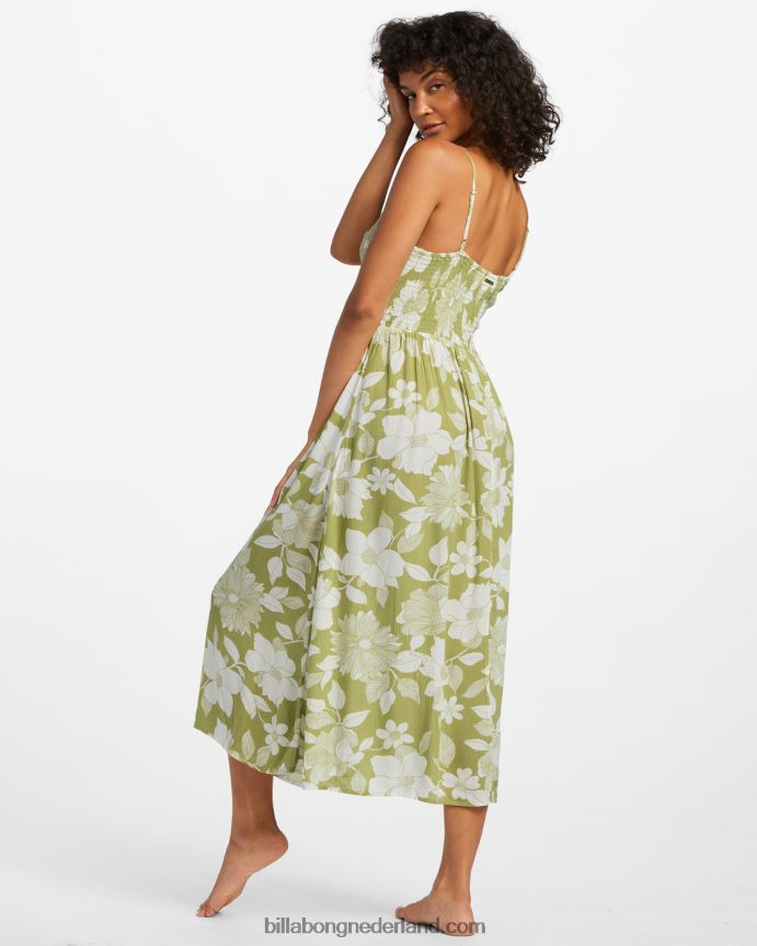 Billabong vrouwen je babe midi-jurkzeewier 4D20H1823