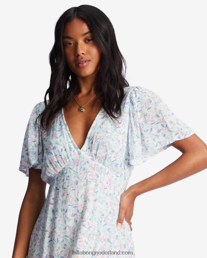Billabong vrouwen jetset midi-jurkzout kristal 4D20H2098