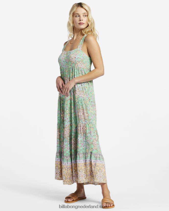 Billabong vrouwen la mer midi-jurkgroente 4D20H1793
