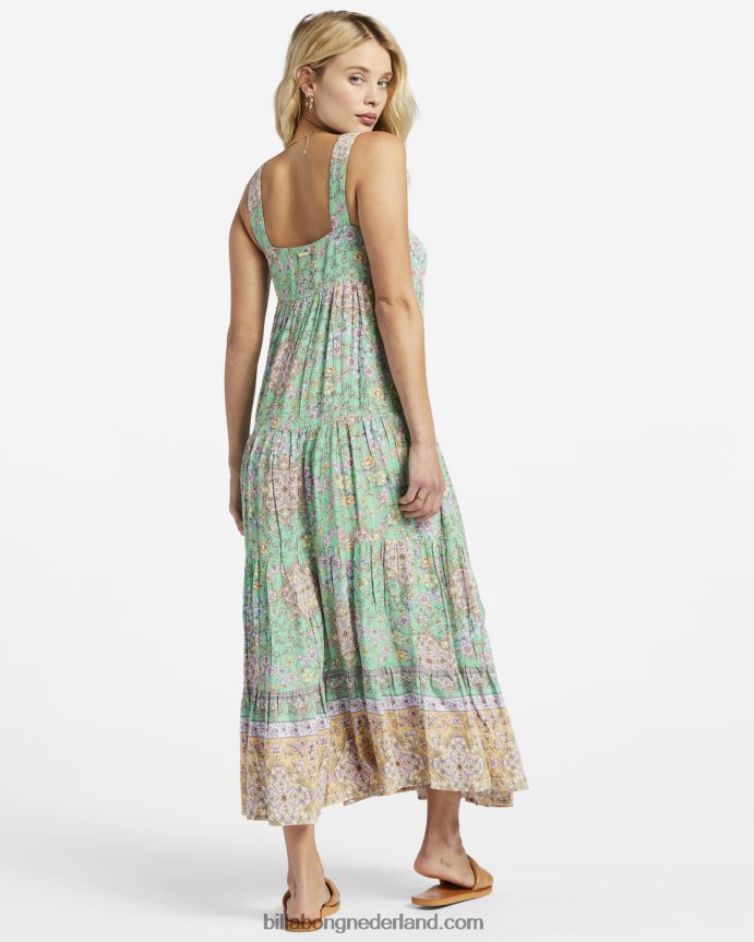 Billabong vrouwen la mer midi-jurkgroente 4D20H1793