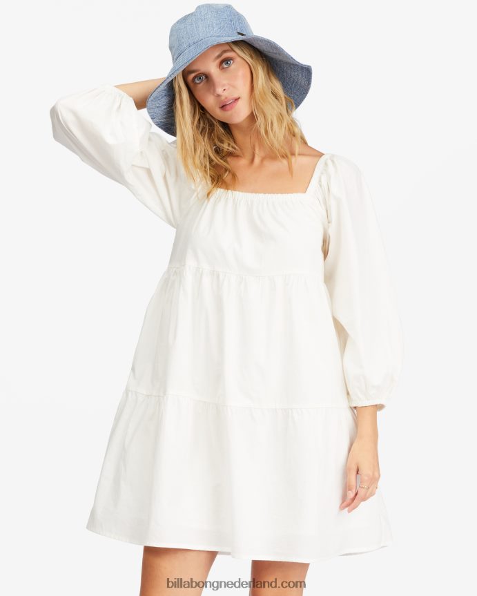 Billabong vrouwen love crush babydoll jurkzout kristal 4D20H2272