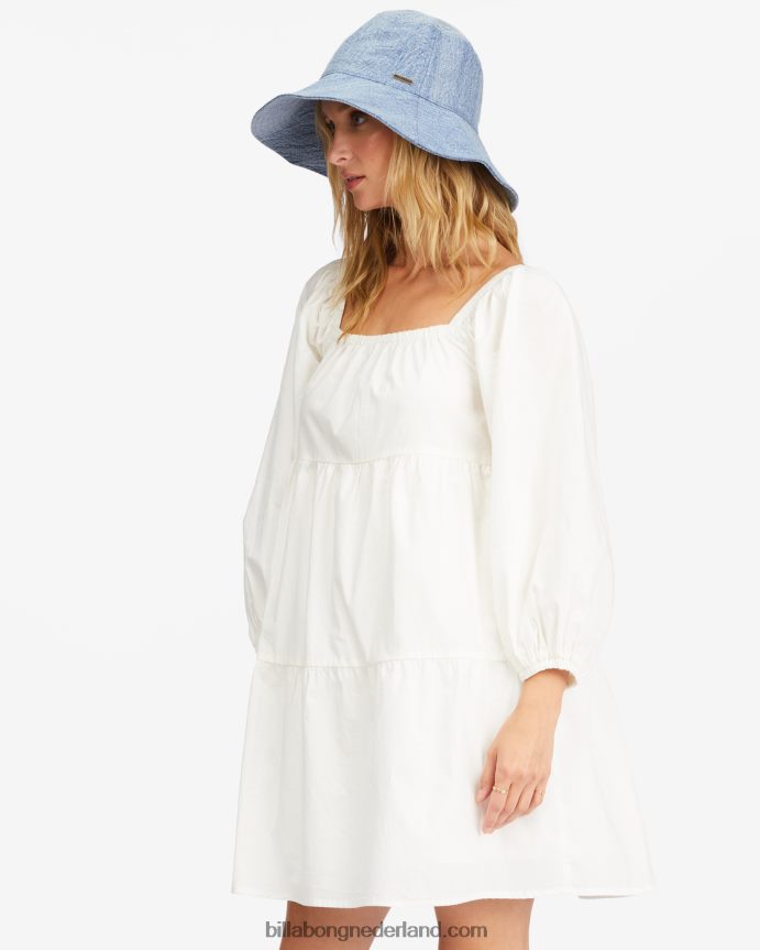 Billabong vrouwen love crush babydoll jurkzout kristal 4D20H2272