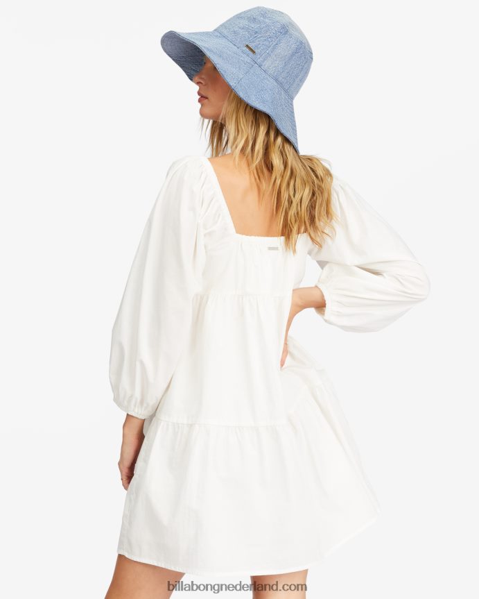 Billabong vrouwen love crush babydoll jurkzout kristal 4D20H2272