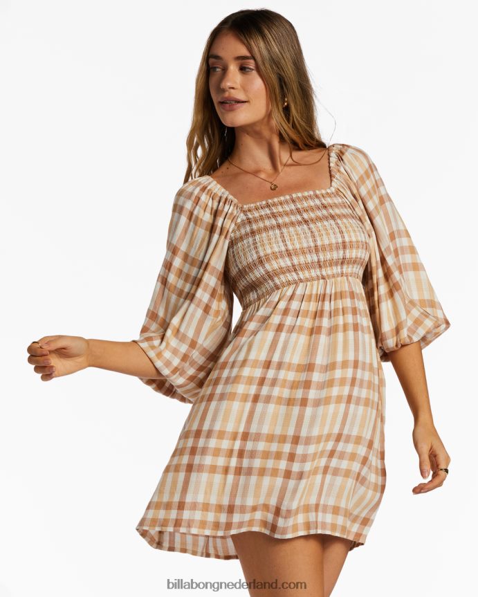 Billabong vrouwen paradijselijke dagen mini-jurktruffel 4D20H2091