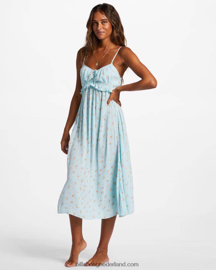 Billabong vrouwen rebel hart midi onderjurkpuur water 4D20H2172