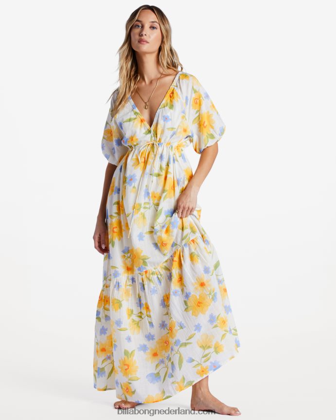 Billabong vrouwen verloren in liefde maxi-jurkzout kristal 4D20H2063