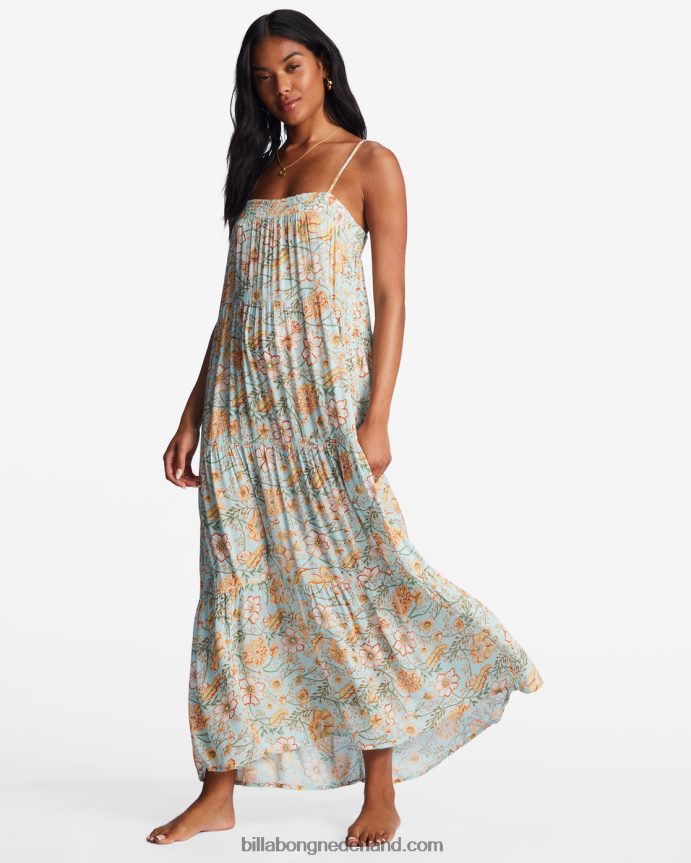 Billabong vrouwen verre kusten midi-jurkpuur water 4D20H1983