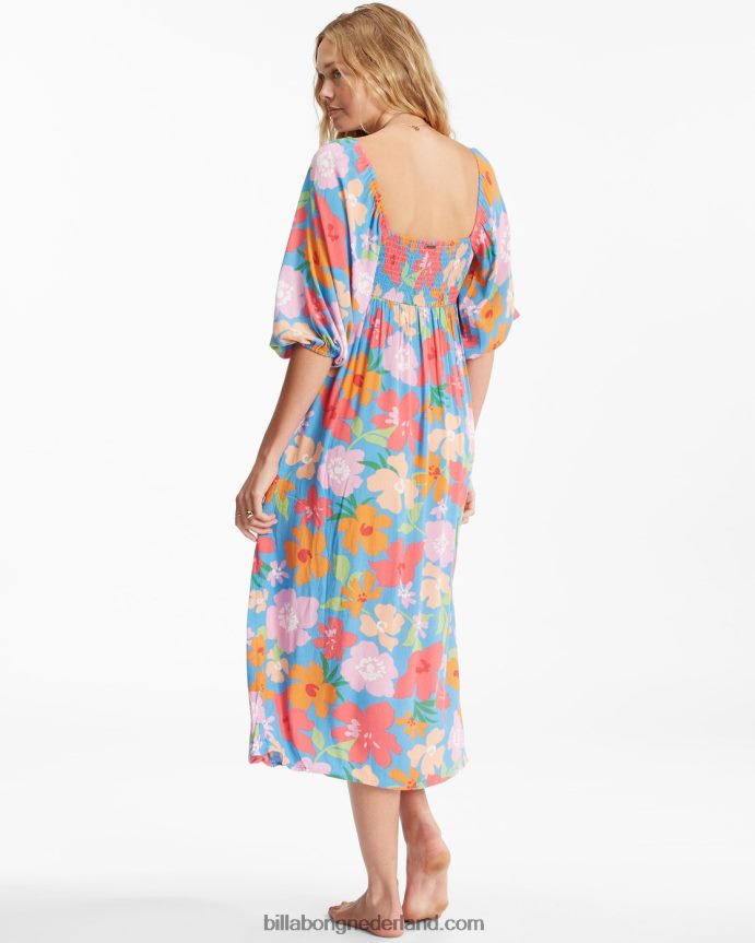 Billabong vrouwen weggevaagde midi-jurkmulti 4D20H2337
