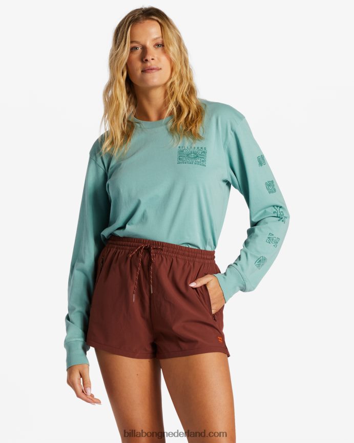 Billabong vrouwen a/div relaxte avontuurlijke shortpalissander 4D20H2059