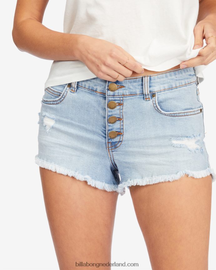 Billabong vrouwen dichtgeknoopte spijkerbroekindigo spoeling 4D20H2261