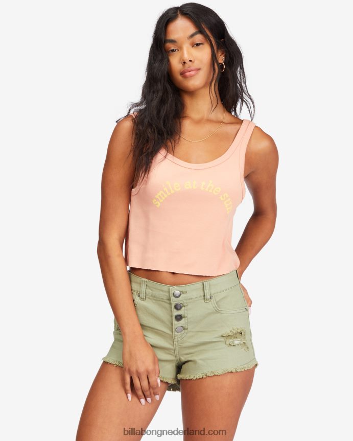 Billabong vrouwen dichtgeknoopte spijkerbroekleger 4D20H2269