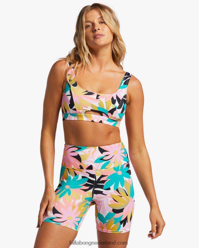 Billabong vrouwen drifter fietsbroekzwart multi 4D20H2549