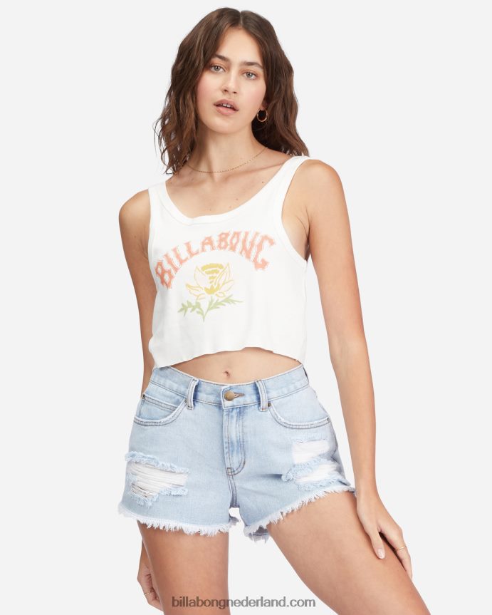 Billabong vrouwen drijf gerafelde spijkerbroeken weggewassen denim 4D20H2250