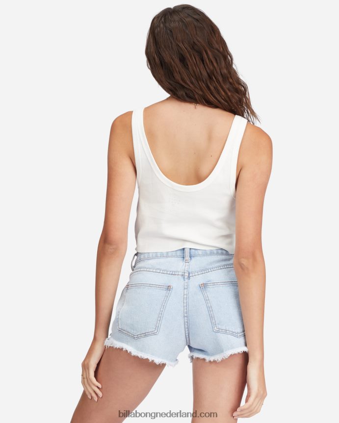 Billabong vrouwen drijf gerafelde spijkerbroeken weggewassen denim 4D20H2250