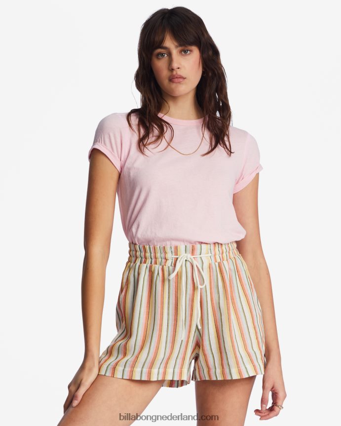 Billabong vrouwen elastische short voor dagjesmensenzout kristal 4D20H2152