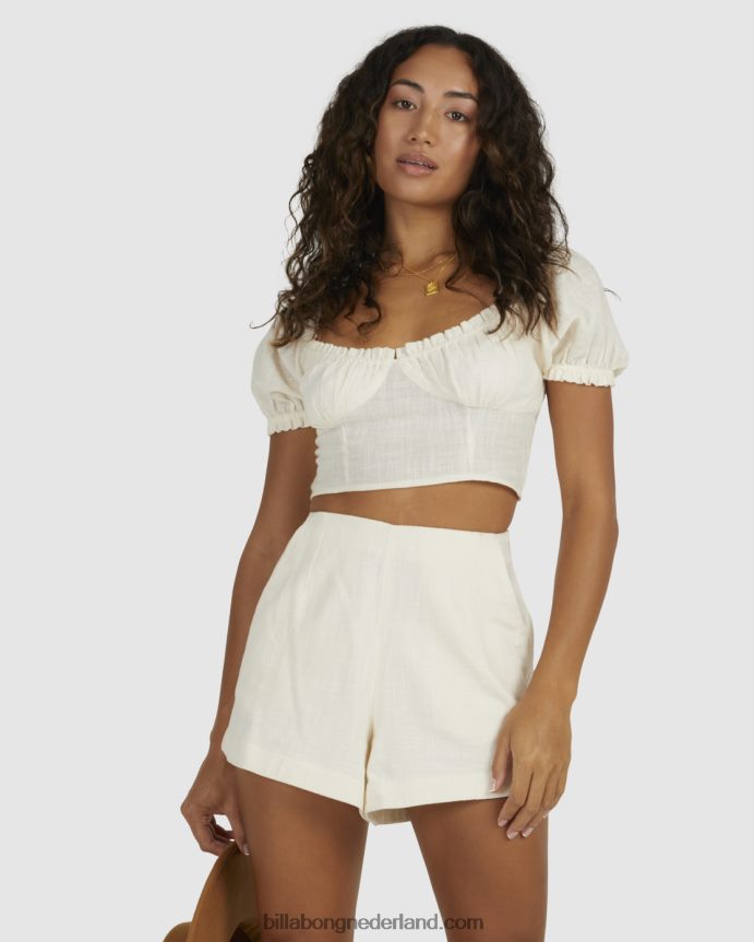 Billabong vrouwen monique elastische korte broekzout kristal 4D20H1975