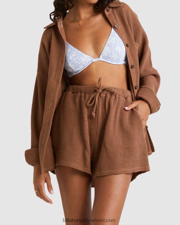 Billabong vrouwen opgesloten op je elastische korte broekcacao 4D20H1997