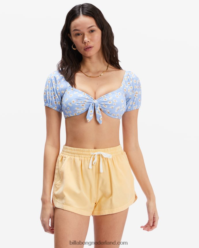 Billabong vrouwen road trippin elastische taille shortskarnemelk 4D20H2303