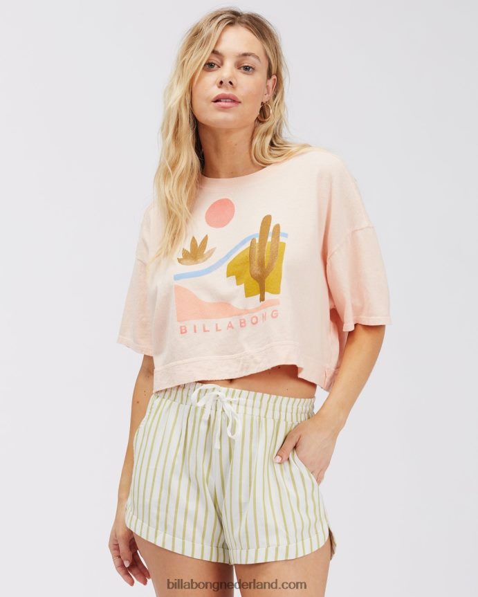 Billabong vrouwen road trippin elastische taille shortszout kristal 4D20H2349