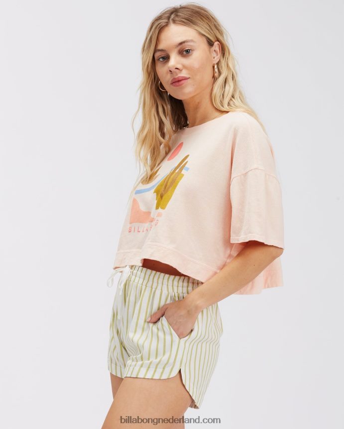 Billabong vrouwen road trippin elastische taille shortszout kristal 4D20H2349