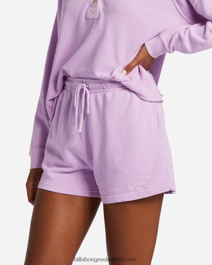 Billabong vrouwen surf klassieke sweatshortslila droom 4D20H2013