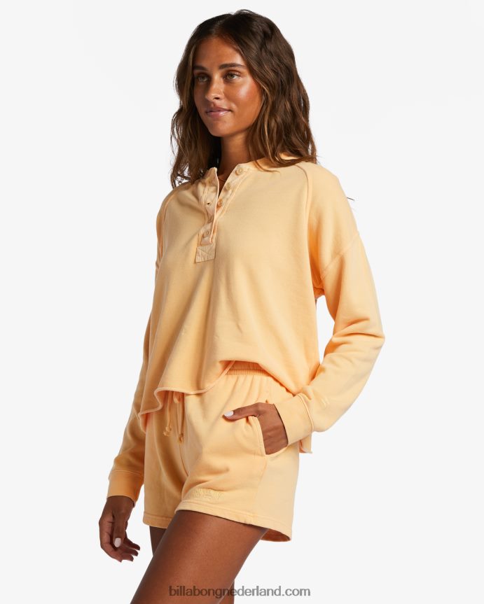 Billabong vrouwen surf klassieke sweatshortsperzik punch 4D20H1930