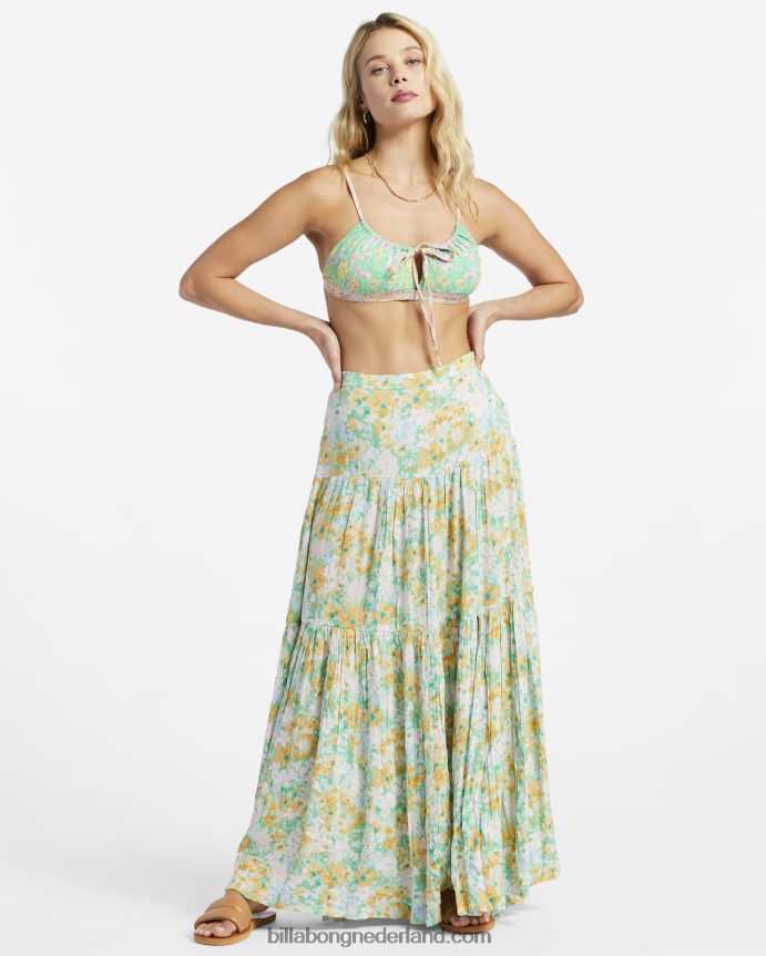 Billabong vrouwen zachte rave-rokgroente 4D20H1854