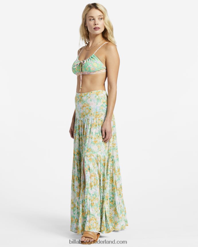 Billabong vrouwen zachte rave-rokgroente 4D20H1854